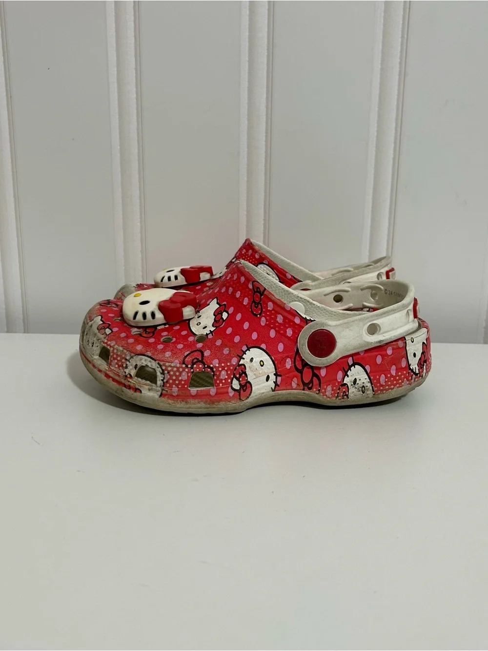 Hello Kitty Red Kids Clog Sandals